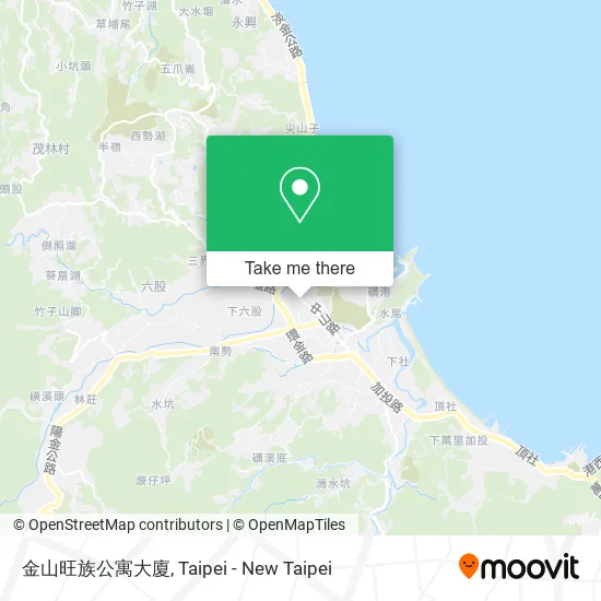 金山旺族公寓大廈地圖