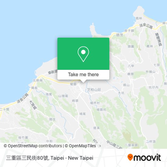 三重區三民街80號 map