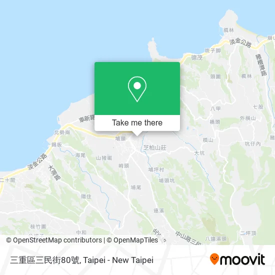 三重區三民街80號 map