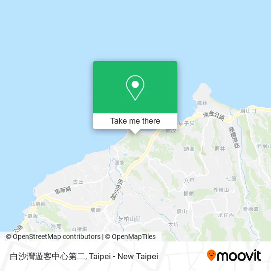 白沙灣遊客中心第二 map