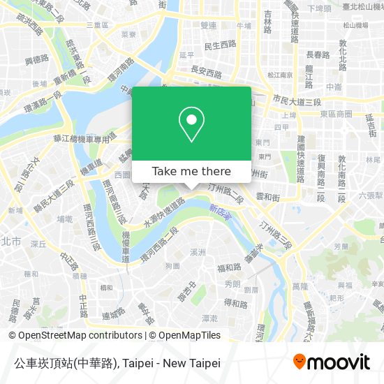 公車崁頂站(中華路) map