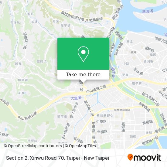 Section 2, Xinwu Road 70 map
