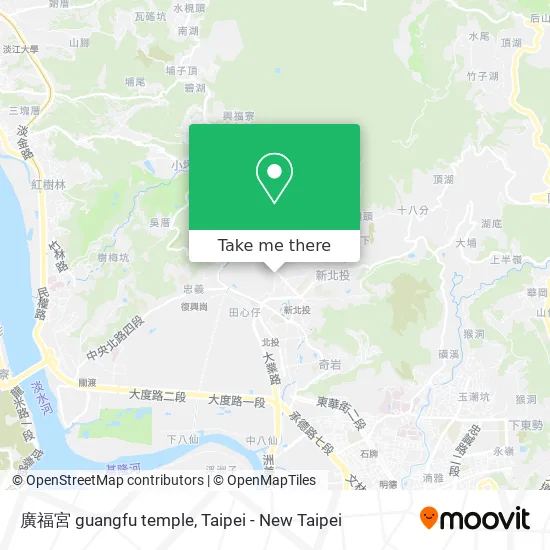 廣福宮 guangfu temple map