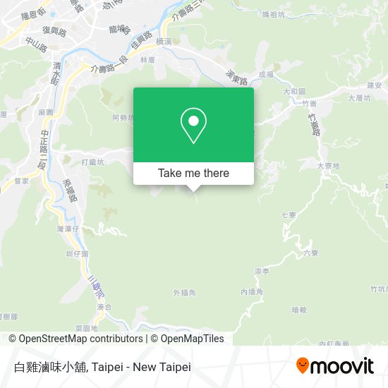 白雞滷味小舖地圖