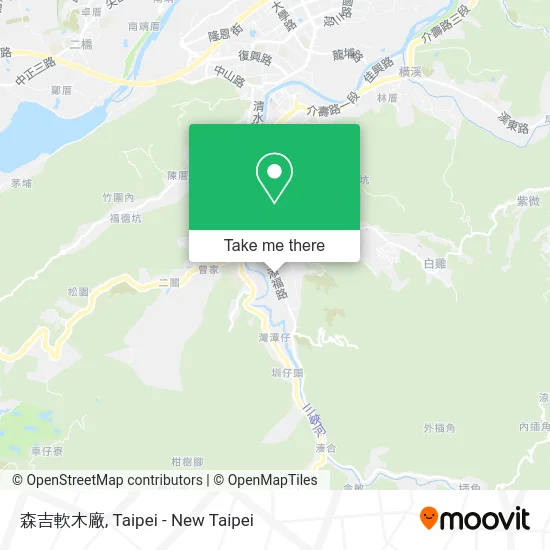 森吉軟木廠地圖