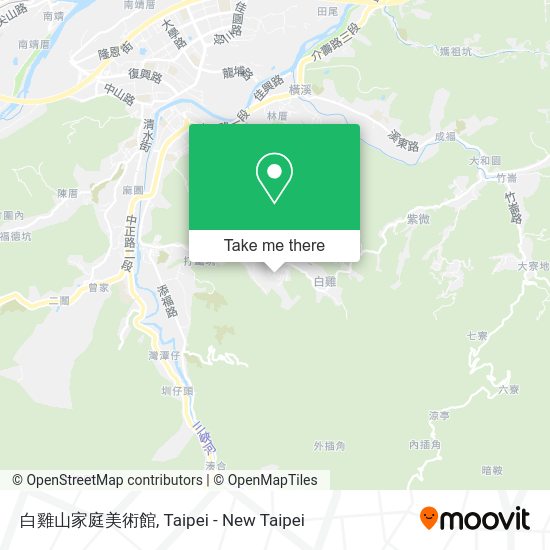 白雞山家庭美術館地圖