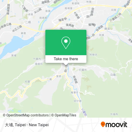 大埔 map
