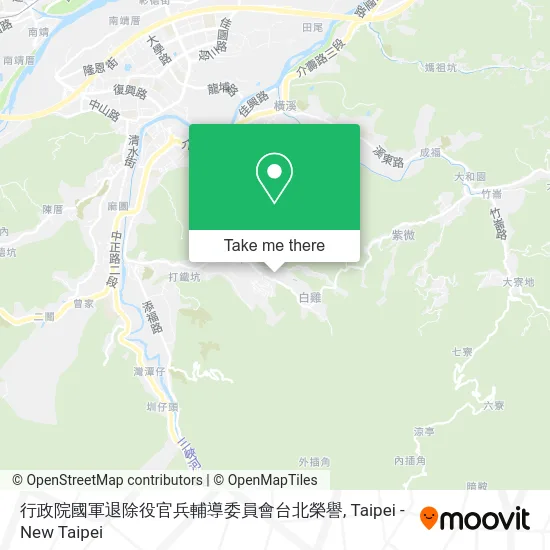 行政院國軍退除役官兵輔導委員會台北榮譽 map