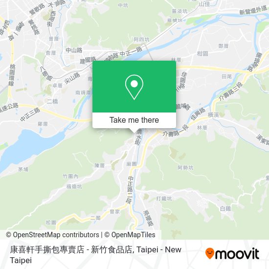 康喜軒手撕包專賣店 - 新竹食品店地圖