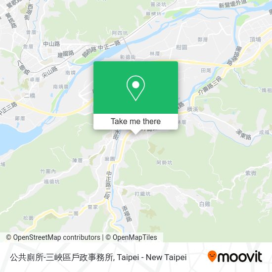 公共廁所-三峽區戶政事務所地圖