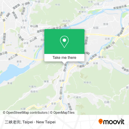三峡老街地圖