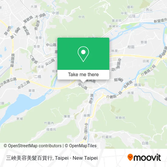 三峽美容美髮百貨行 map