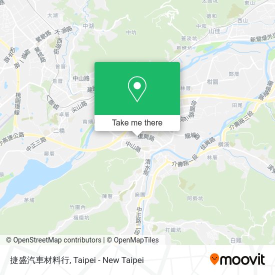 捷盛汽車材料行 map