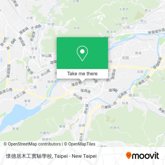 懷德居木工實驗學校 map