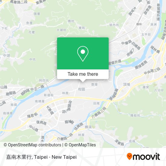 嘉南木業行地圖