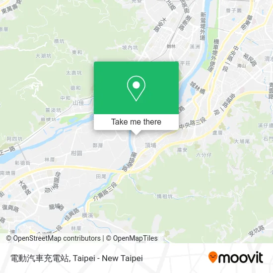 電動汽車充電站地圖
