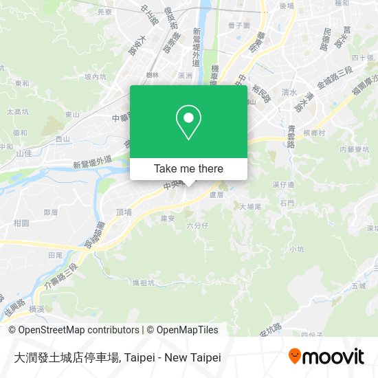 大潤發土城店停車場地圖