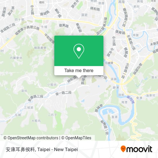 安康耳鼻侯科地圖