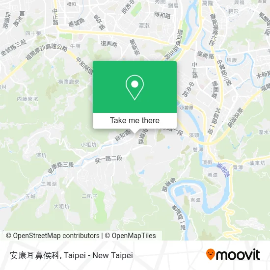 安康耳鼻侯科 map