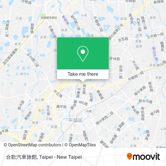 合歡汽車旅館地圖