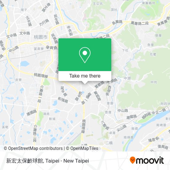 新宏太保齡球館地圖
