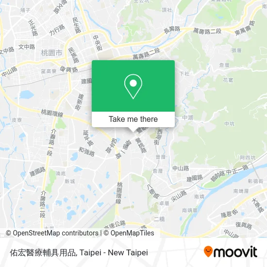 佑宏醫療輔具用品 map