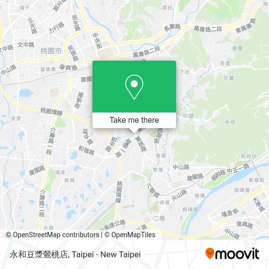 永和豆漿鶯桃店地圖