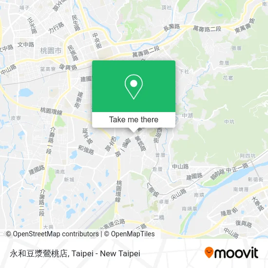 永和豆漿鶯桃店 map