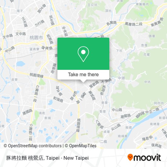 豚將拉麵 桃鶯店 map