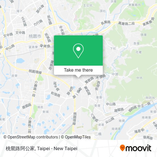 桃鶯路阿公家地圖