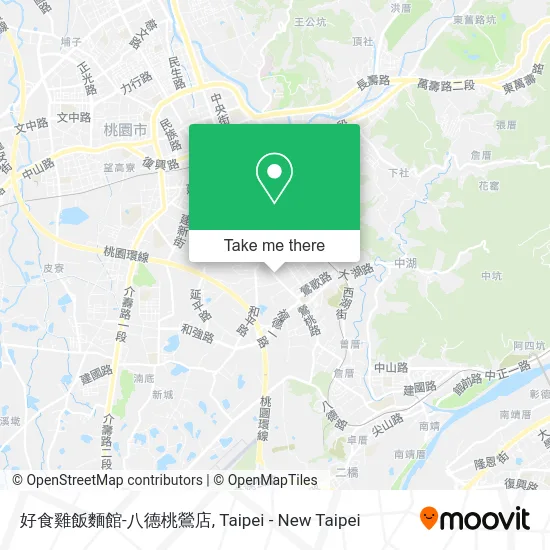 好食雞飯麵館-八德桃鶯店地圖