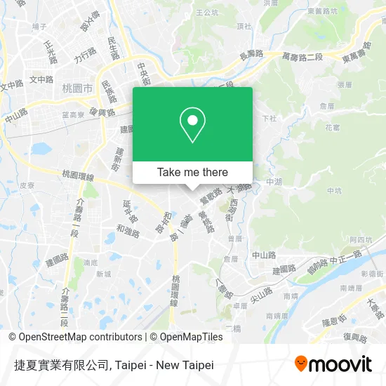 捷夏實業有限公司地圖