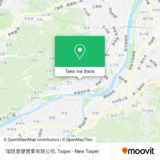 瑞皝塑膠實業有限公司 map