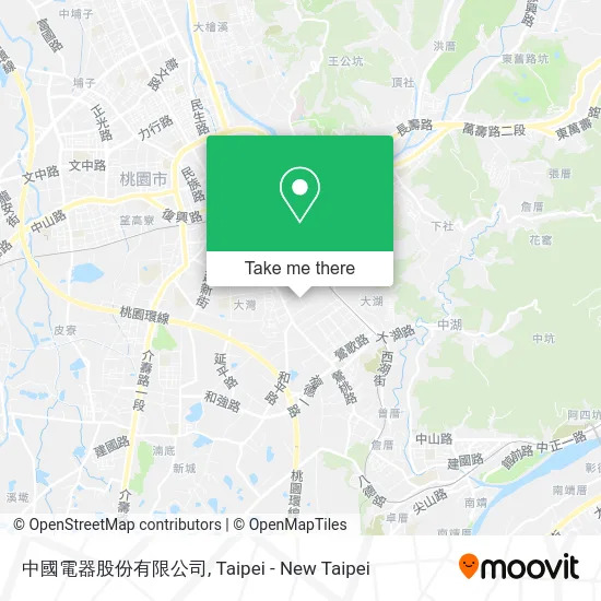 中國電器股份有限公司地圖