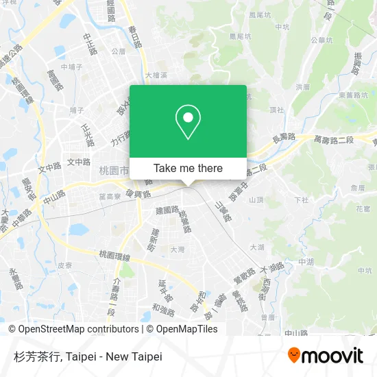 杉芳茶行地圖