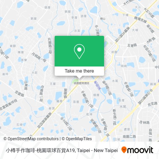 小樽手作珈琲-桃園環球百貨A19 map