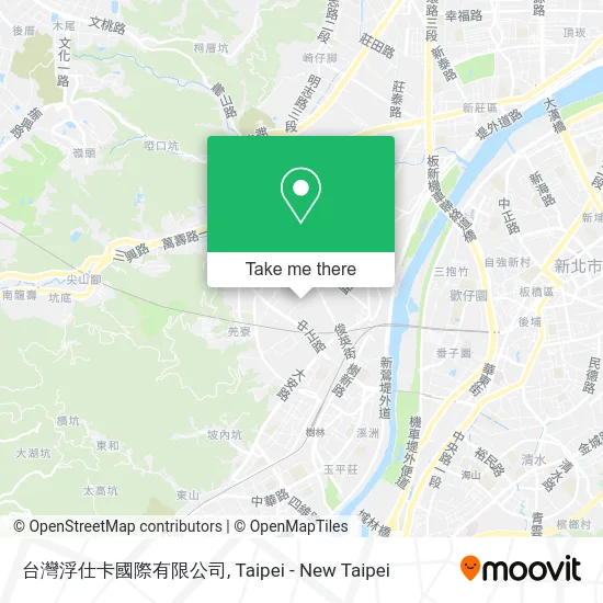 台灣浮仕卡國際有限公司地圖