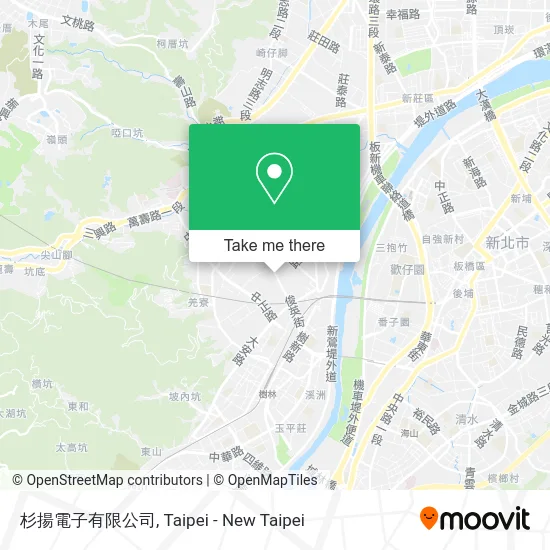 杉揚電子有限公司 map