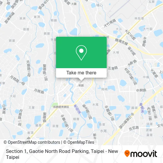 Section 1, Gaotie North Road Parking map