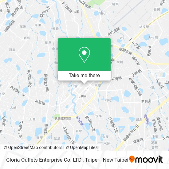 Gloria Outlets Enterprise Co. LTD. map