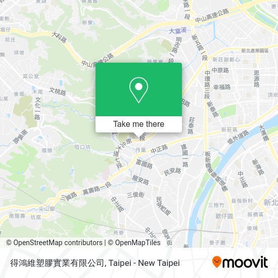 得鴻維塑膠實業有限公司地圖