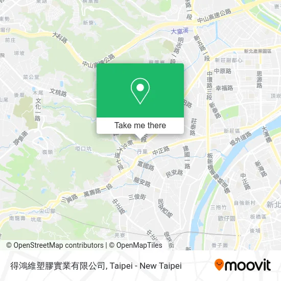 得鴻維塑膠實業有限公司地圖