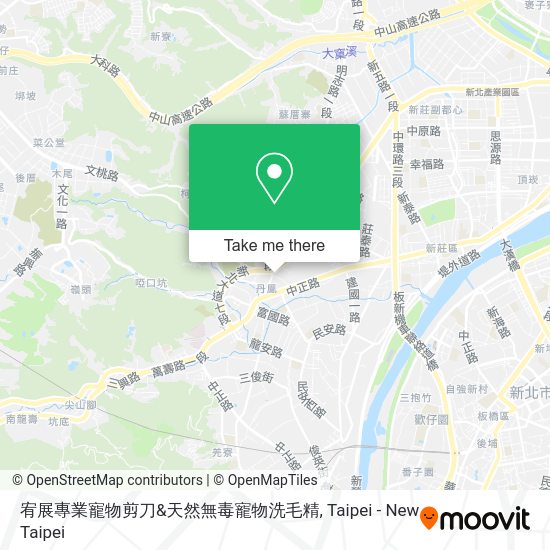 宥展專業寵物剪刀&天然無毒寵物洗毛精地圖