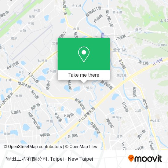 冠田工程有限公司地圖