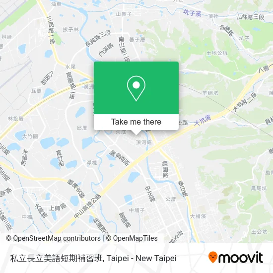 私立長立美語短期補習班地圖