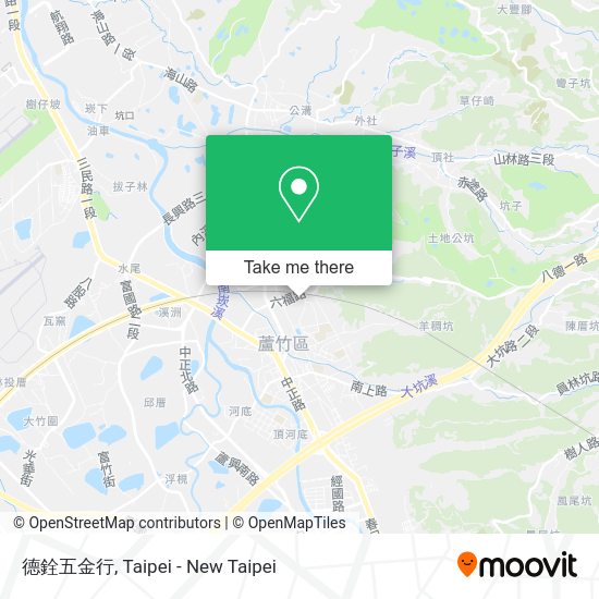 德銓五金行地圖
