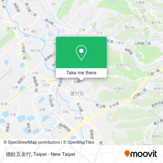 德銓五金行 map