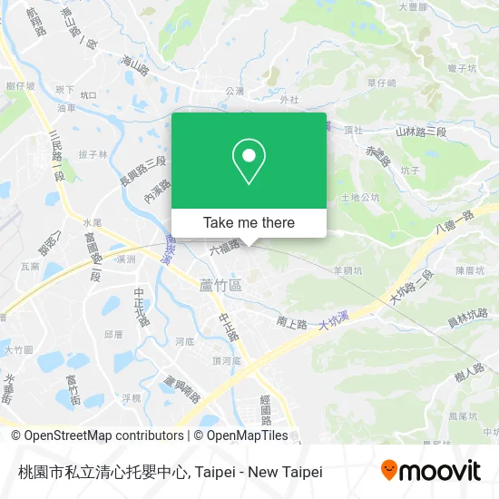桃園市私立清心托嬰中心地圖