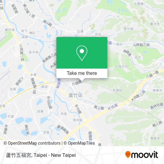蘆竹五福宮 map