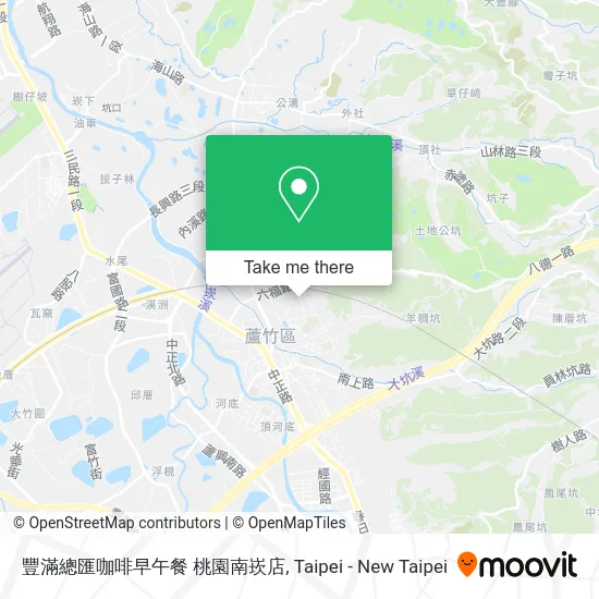 豐滿總匯咖啡早午餐 桃園南崁店 map